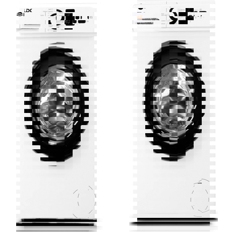 Masina de spalat rufe LDK Higeea 712DD, Clasa D, Capacitate 7 Kg, 1200 rpm, 15 programe, Anti-Alergic, Amanare pornire, Display LED, Alb
